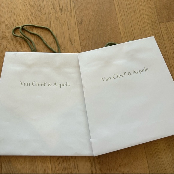 Set of 2 - VCA Van Cleef & Arpels Shopping Bag - Picture 5 of 5